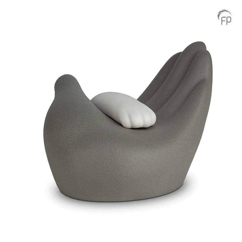 PU 204 Porseleinen dierenurn - Afbeelding 2